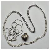 ITALIAN STERLING SILVER FIGARO LINK 20" CHAIN