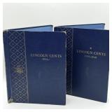LINCOLN CENTS COLLECTOR BOOKS WITH LOTS OF