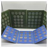 9 KENNEDY HALF DOLLARS IN COLLECTOR BOOK &