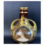 Royal Vienna Porcelain Vessel/ Vase