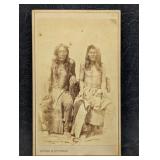 Antique Carte De Visite CDV Photo Native American