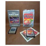 Atari 2600 Games. Robot Tank & Dig Dug with Boxes