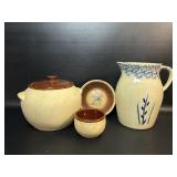 Watt Ovenware Bean Pot & Bowls , Crock Pitcher
