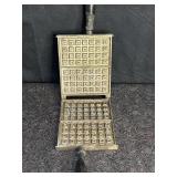 VINTAGE WAFFLE IRON FOR ARMSTRONG TABLE STOVE