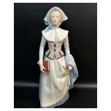 Cybis Porcelain Priscilla Figurine Historical