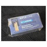 Box of Rifleline .30 Carbine Ammunition 50rds