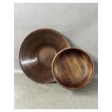 Vermillion Salad Bowl & Dansk Design Serving Bowl