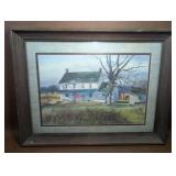 Ranulph Bye Country House Vintage Watercolor