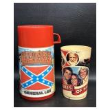 Dukes of Hazzard General Lee Aladdin Thermos 1980