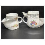 2 Vintage Porcelain Shaving Mugs Japan