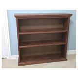 Custom Made Solid Black Walnut Bookshelf