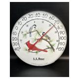 LL Bean Outdoor Thermometer w/ Birds