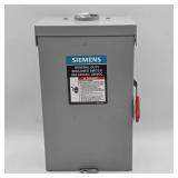 SIEMENS GENERAL DUTY SWITCH BOX 60A 240AC  250VDC
