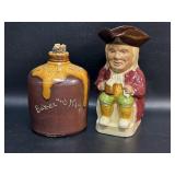 Wood O& Sons Philpot Toby Jug + Older Crock Jug