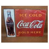 Metal Coca- Cola Sign