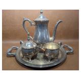 Vintage Sheridan Taunton Silversmiths Tea Set 10ï¿½