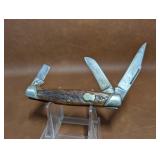 John Primble Belknap Stockman 3 Blade Knife.