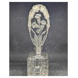 Antique Cut Czech Glass Scent Perfume Cologne