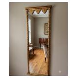 Vintage 1970s 63" Full-Length Ornate Mirror w/