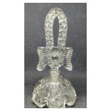Antique Art Deco Cut Czech Glass Scent Perfume