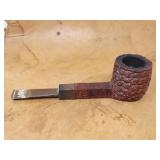 Vtg Italian Basket Pipe Briar Unbrabded