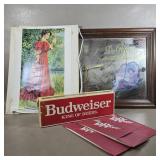 DR. PEPPER &  BUDWEISER  AM FM RADIO, HATS,