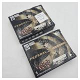 10 Federal Premium Copper Plated 20 Gauge Shells
