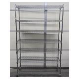 Rolling Chrome Rack