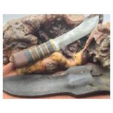 Vintage Unmarked Fixed Blade Knife