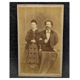 Antique CDV Carte De Visite Eli Bowen Circus Side