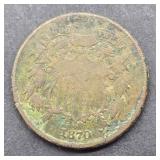 1870 2 CENT US