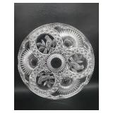 Hofbauer Crystal Cake Stand with BIRDS The Byrdes