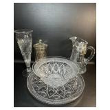 Vintage Glassware: Imperial Cape Cod Salad Bowl &
