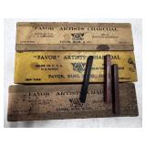 VTG Favor Artist Charcoals - 1 Box Full