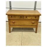 ANTIQUE OAK DRESSER 3 DRAWER
