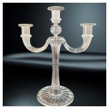Hand Blown Glass Candelabra Romania