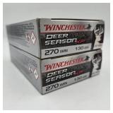 40 Rds. Winchester Deer Season XP .270 Win