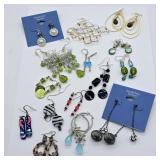SIMPLY VERA, NATURAL STONE PEIRCED EARRINGS