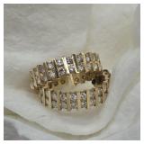 14K YELLOW GOLD 2CTW NATURAL DIAMOND PIERCED