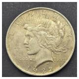 1922 PEACE SILVER DOLLAR