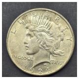 1924 PEACE SILVER DOLLAR
