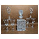 Small Cambridge Style Stems & Hand Cut Crystal