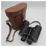 Vintage Binoculars in Leather Case