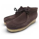 Clarks Shoes Padmore Wallabee Suede Classic Brown