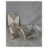 Vntg Silverplate Casserole Serving Set