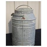 Older Insulated Galvanized Cooler / Lunch Pail