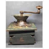 Antique Vintage Primtive Country Kitchen Coffee