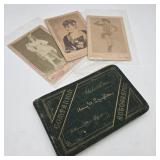 Antique Companion Autographs Album w/ Photos