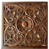 24" Carved Pierced Wall Plaque Substantial,