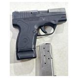 BERETTA NANO BU9 9mm SEMI-AUTO PISTOL USED W/